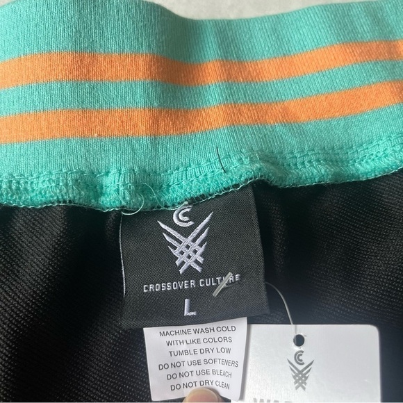 Crossover Culture Sweatpants Snap Side Button Joggers Large - Picture 9 of 11